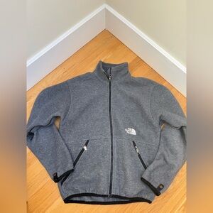 ❌SOLD❌ The North Face Charcoal Grey Full-Zip Fleece Jacket, size XS-M